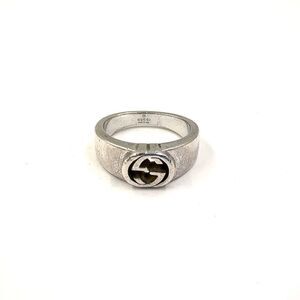 Gucci Interlocking G Ag925 Silver Ring